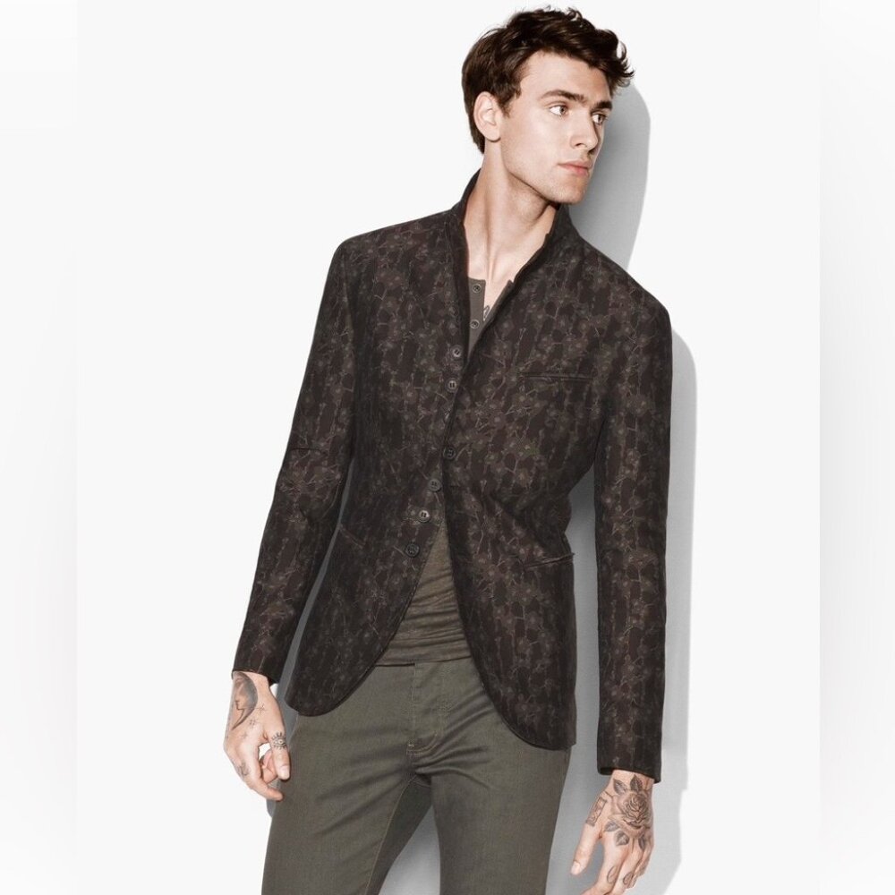 John Varvatos Woodward Ivy Jacquard limited edition blazer, size 54